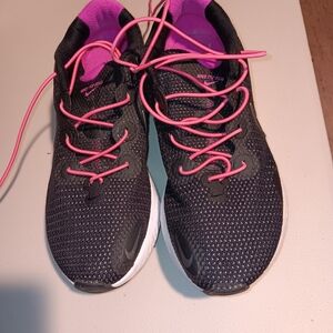 Nike Black and Pink Running Shoes